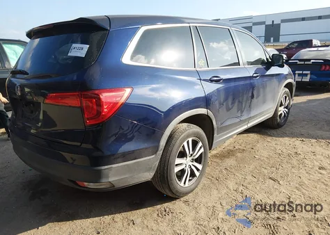 2017 Honda Pilot Ex z USA, uszkodzony, nr VIN 5FNYF5H37HB004301